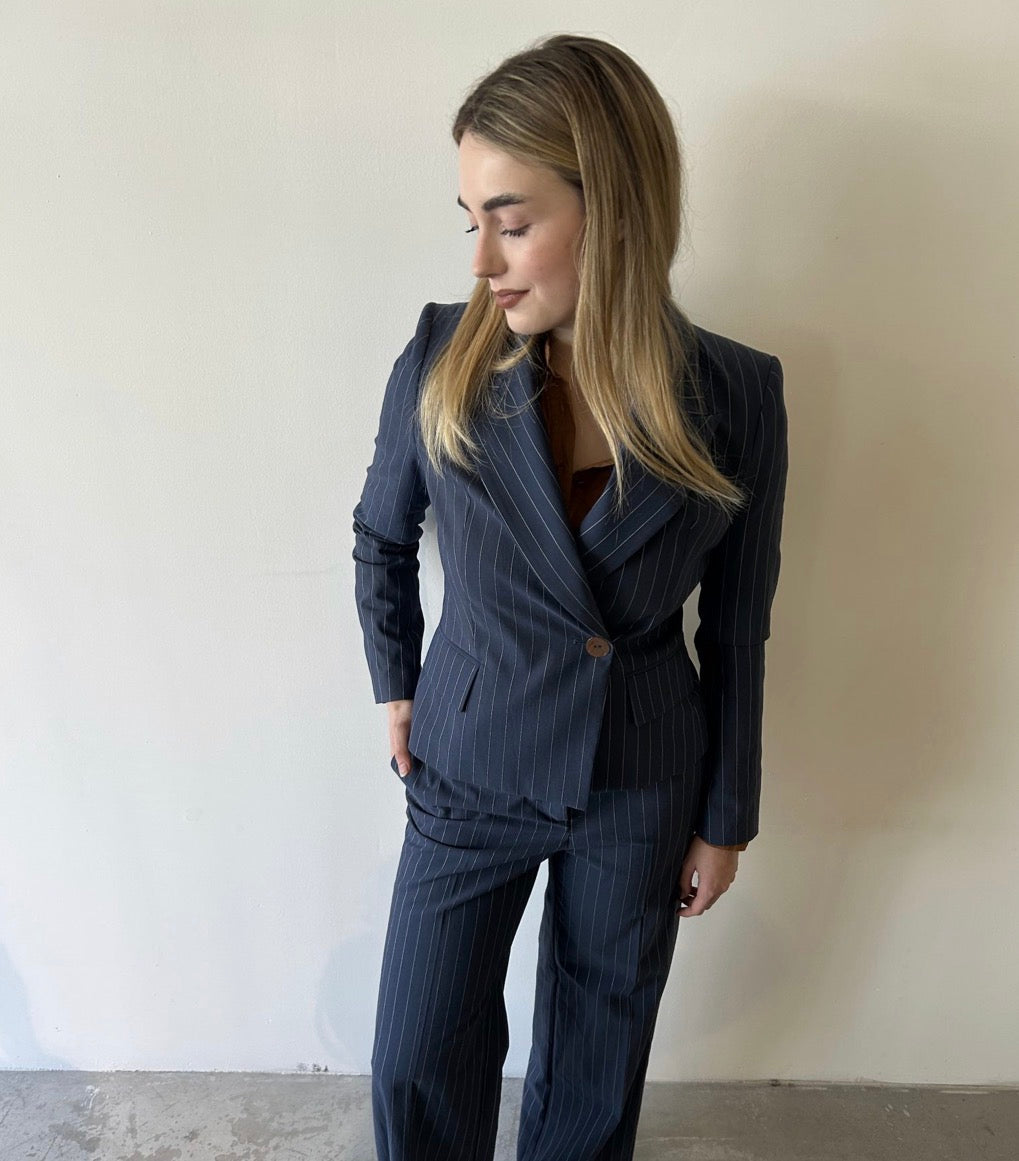 Blazer doppiopetto gessato / Merci