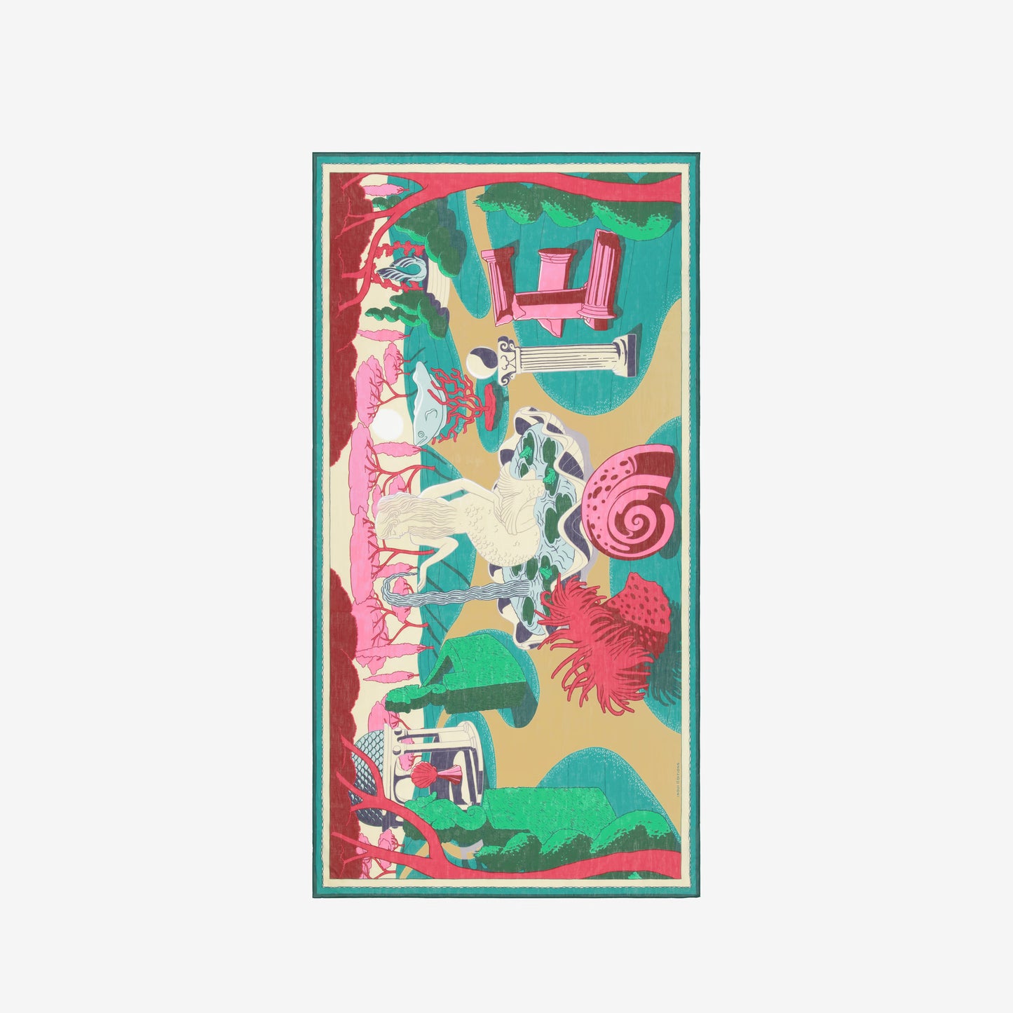 Sciarpa in cotone Etole 100 Jardin / Inoui Editions