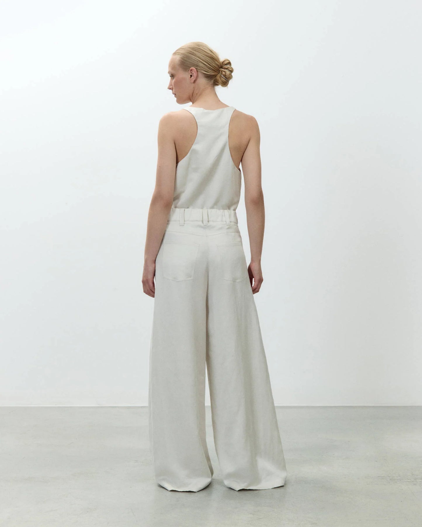 Pantalone wide leg in lino / Alysi