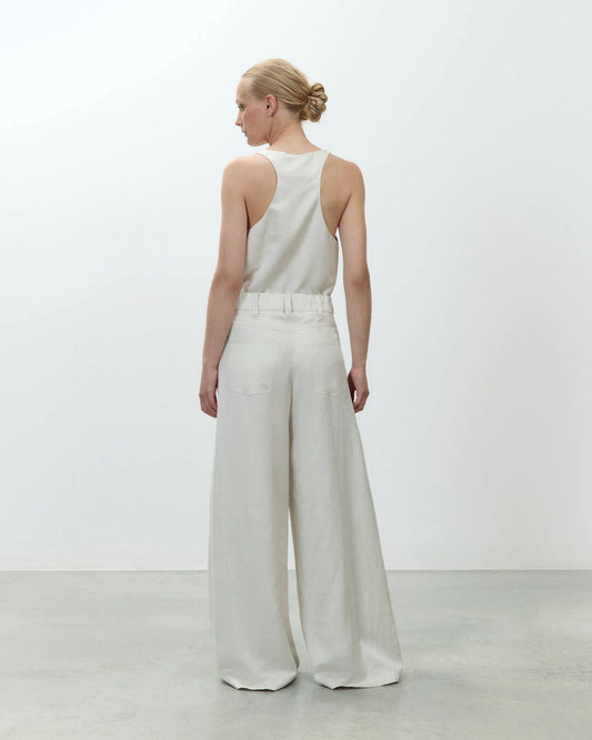 Pantalone wide leg in lino / Alysi