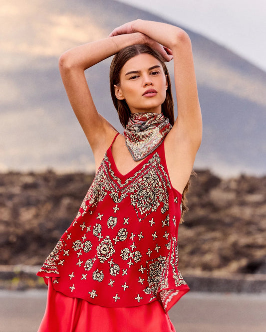 Top in seta stile bandana / Mes Demoiselles Paris