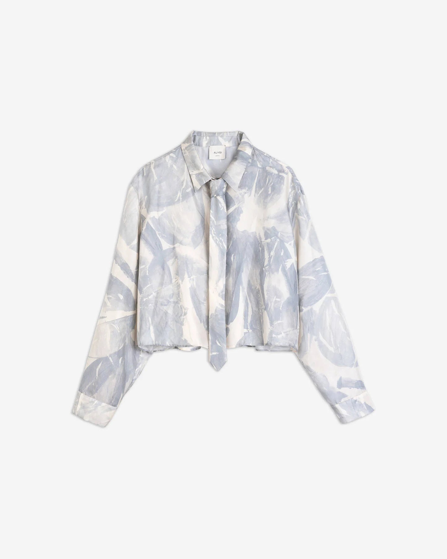 Camicia in pura seta stampata / Alysi