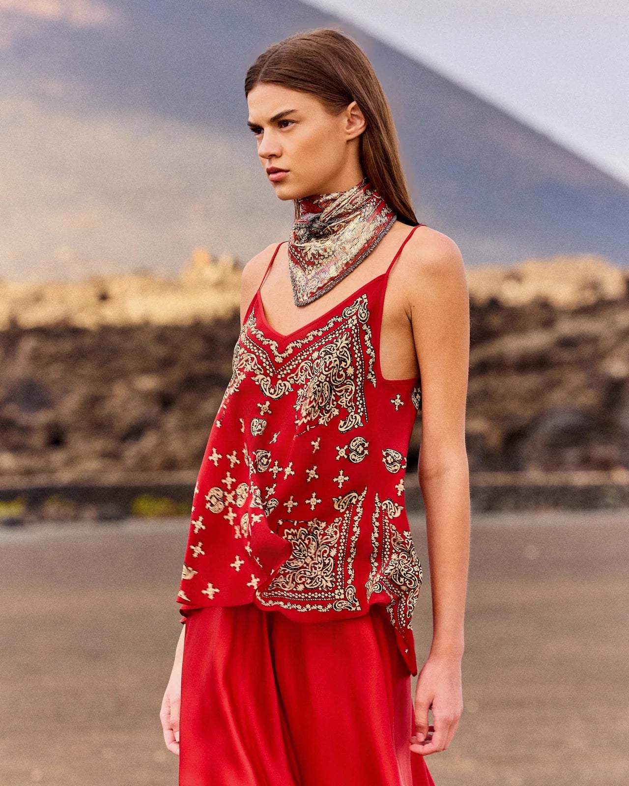 Top in seta stile bandana / Mes Demoiselles Paris