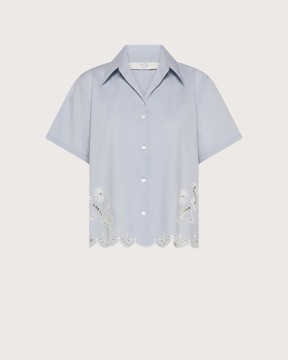 Camicia con ricamo Sangallo / 19.70