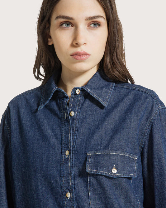 Camicia in denim leggero / 19.70