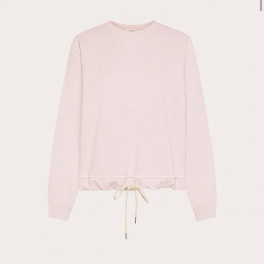 Felpa rosa con coulisse / 19.70