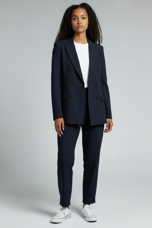 Giacca blu in misto lana / Jucca