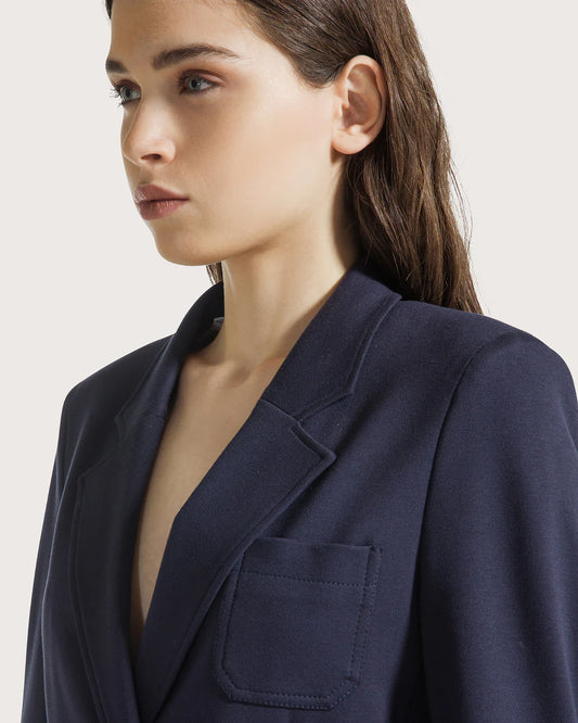 Giacca blu in punto stoffa / 19.70