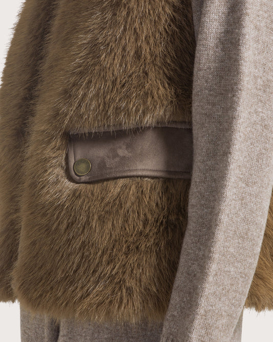 Gilet in ecopelliccia
