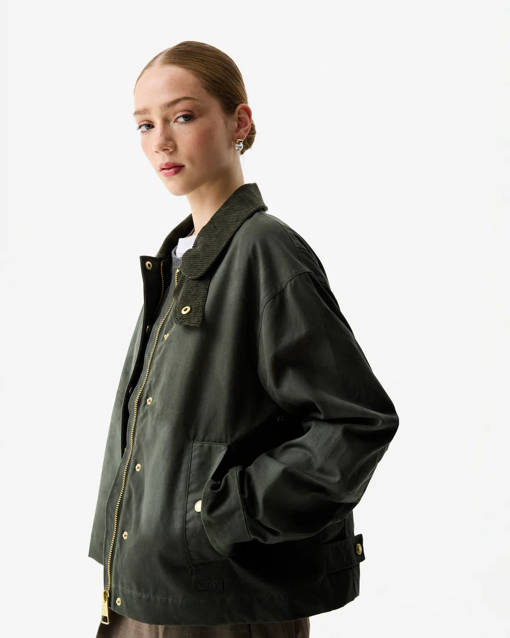 Parka cerato antigoccia LEITH / Hunter