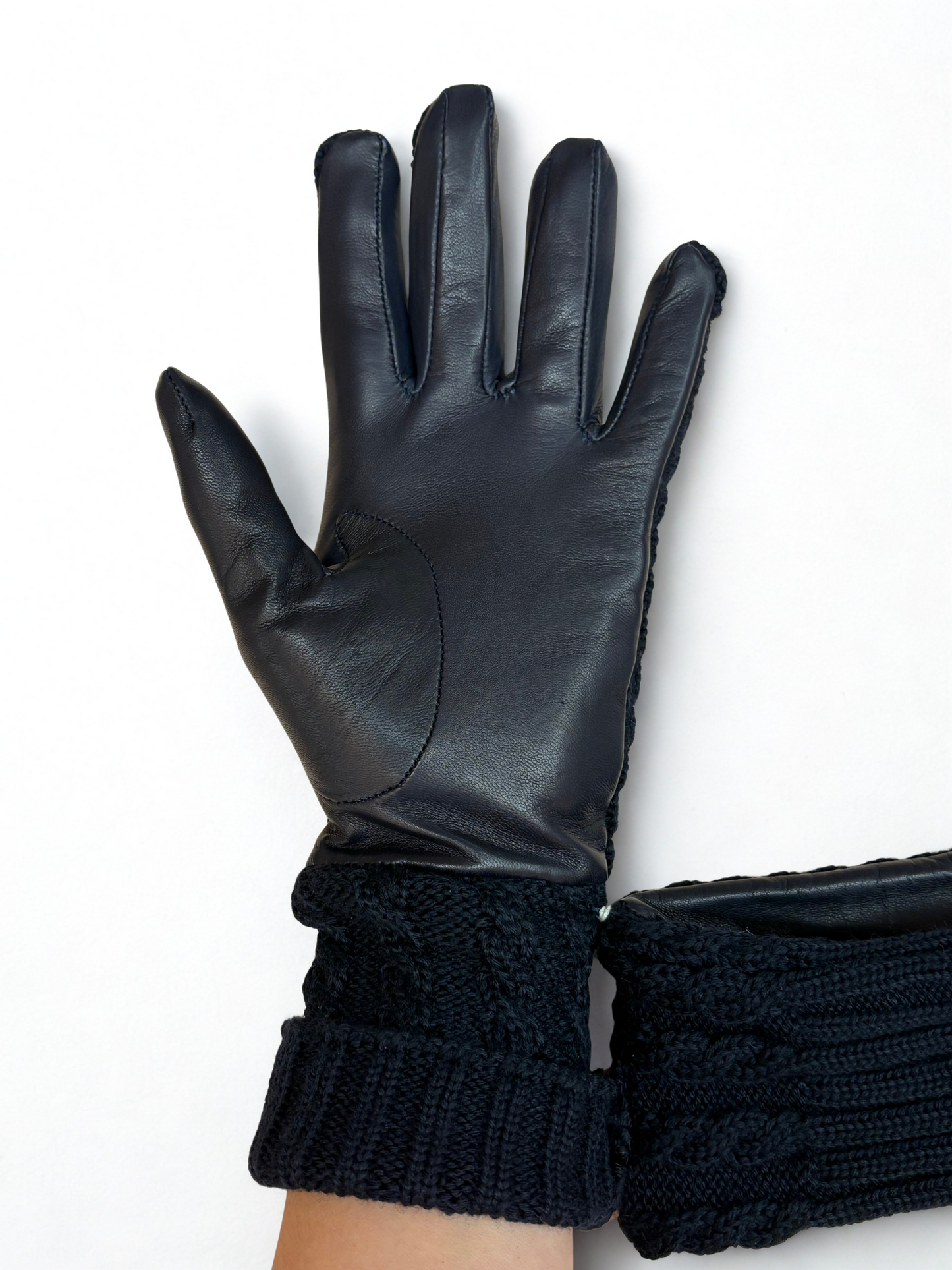 Guanti in lana e pelle /Alpo