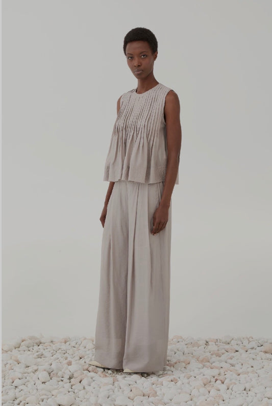Pantalone ampio perla / ELEH