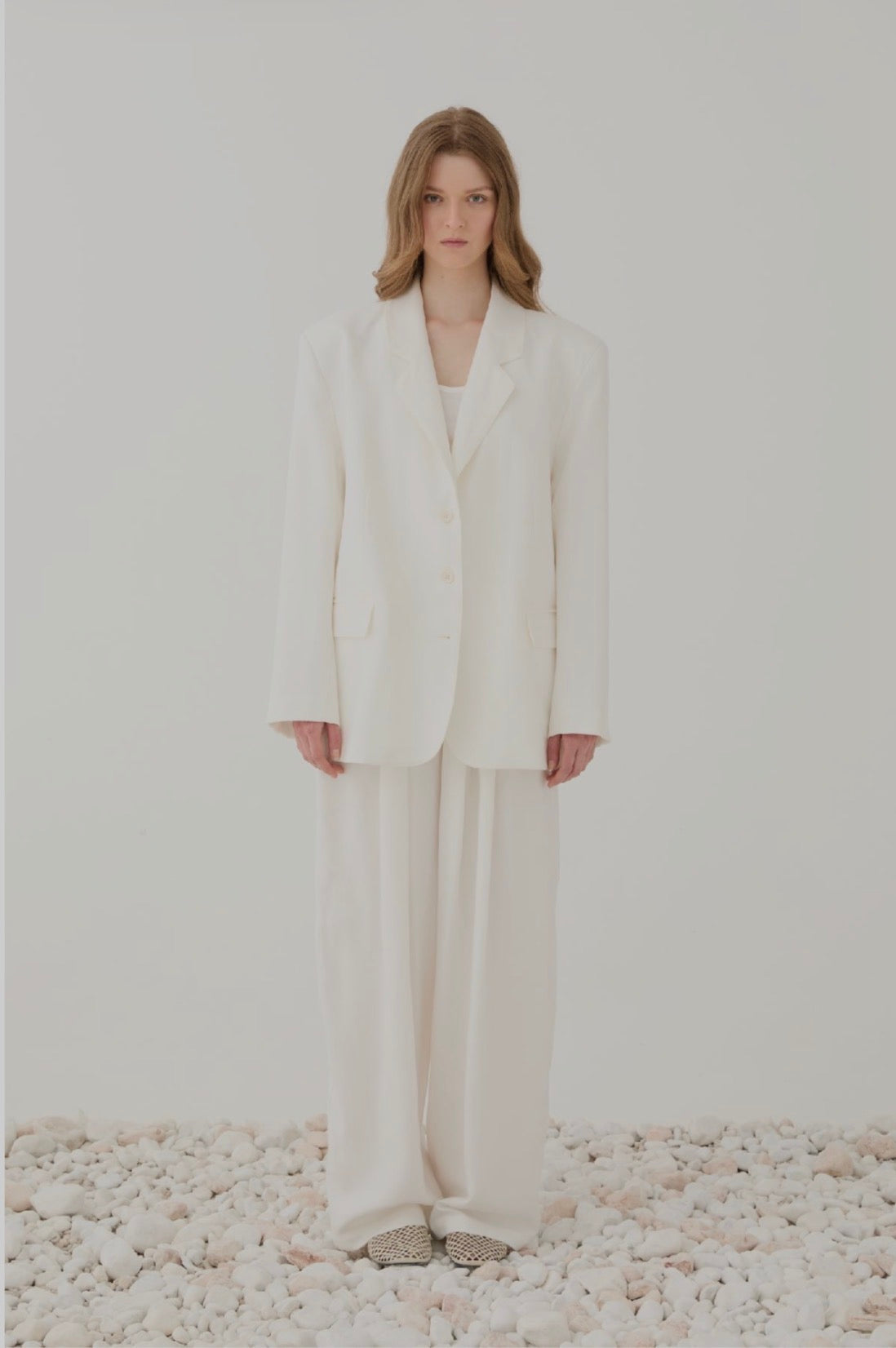 Giacca oversize in misto lino / ELEH