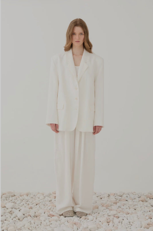 Giacca oversize in misto lino / ELEH