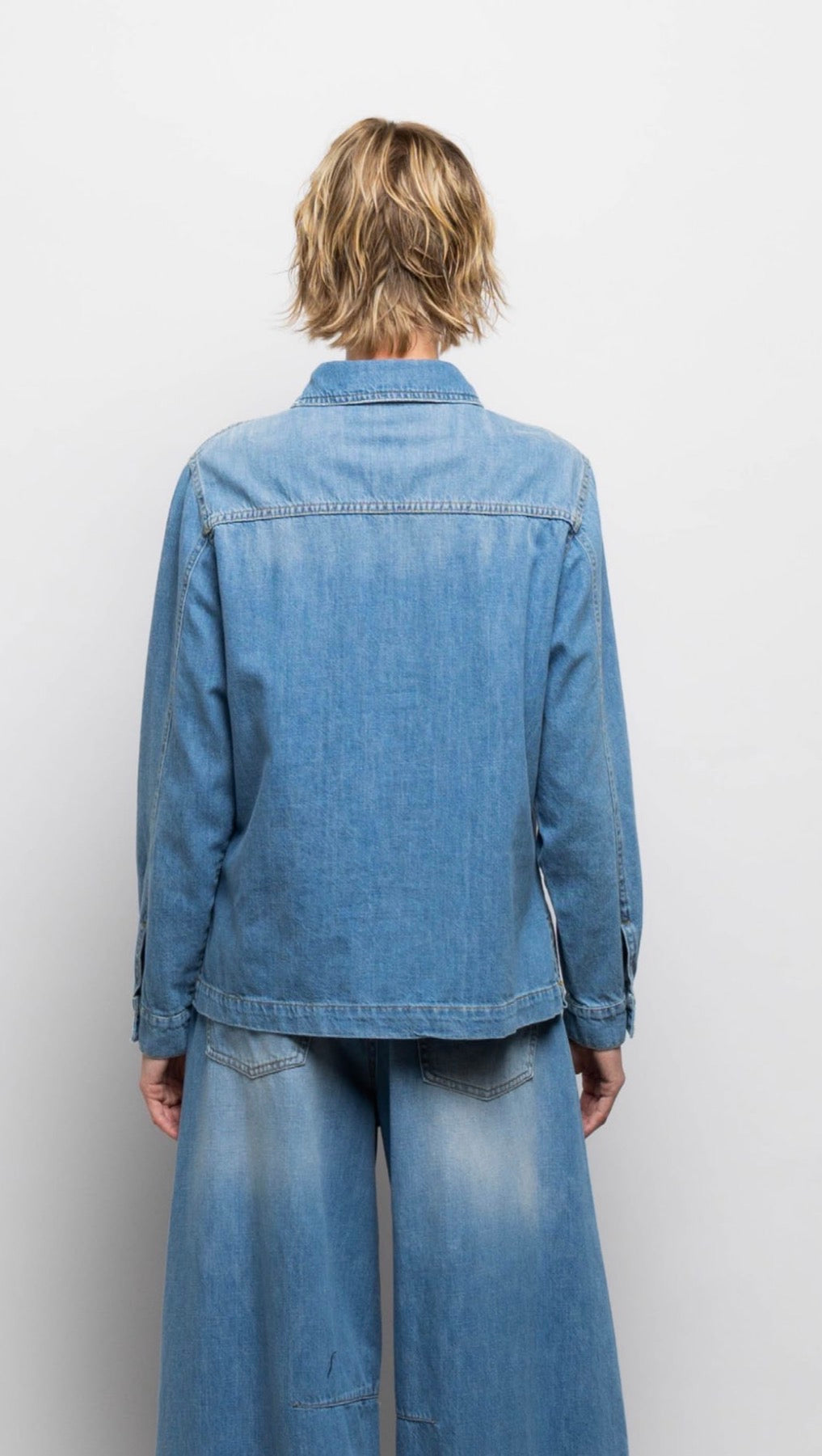 Camicia in denim con bottoni DEMETRA / God Save Denim