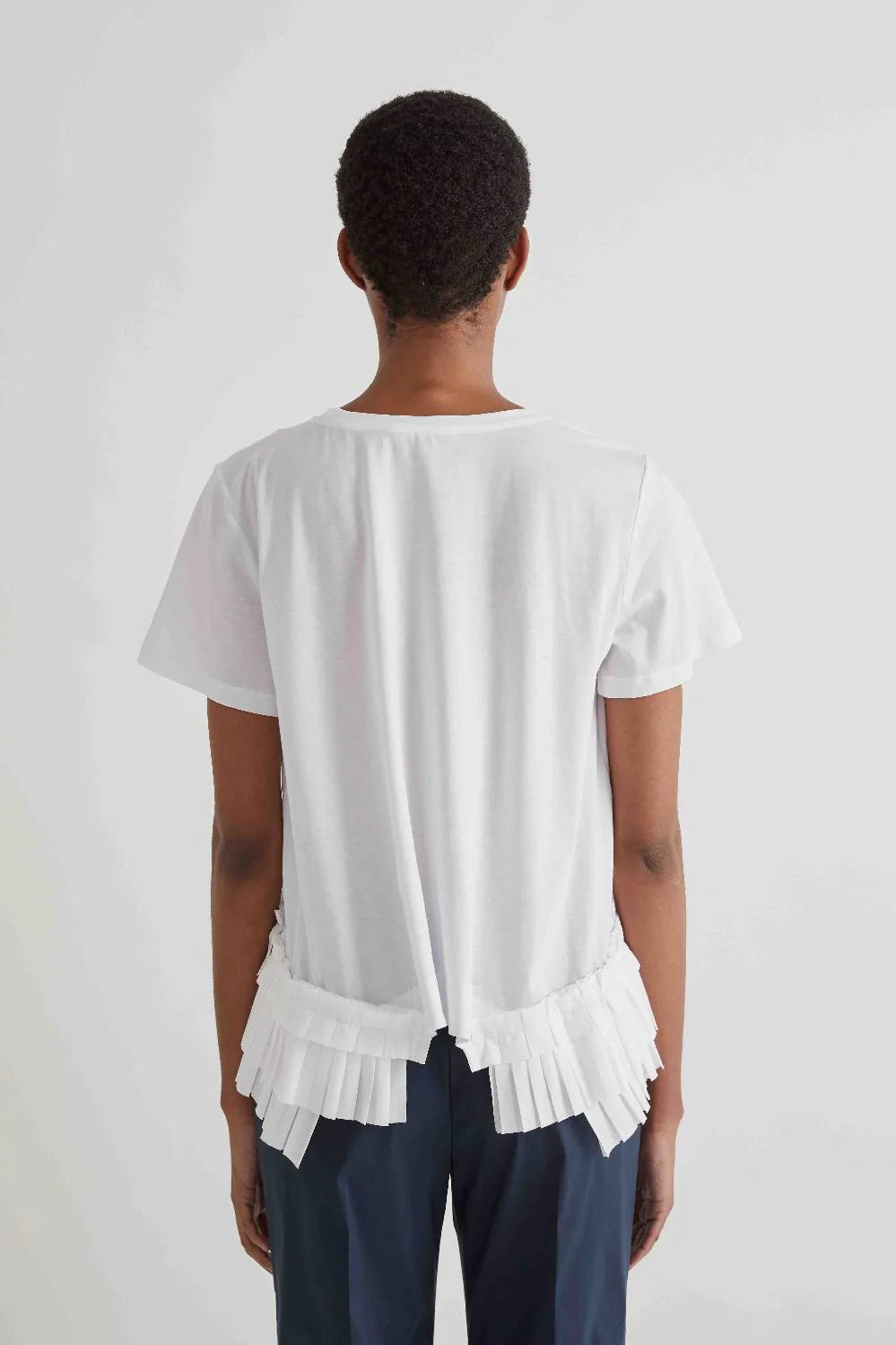 T-Shirt con inserto plissettato / MeiMeij