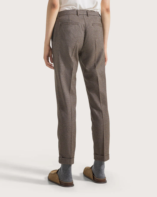 Chino in pied de poule / 19.70