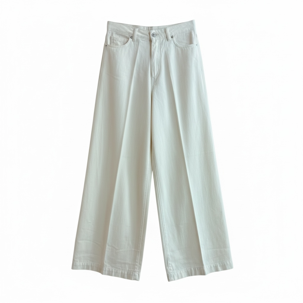 Pantalone largo in cotone SMERALDA / Nine in the Morning