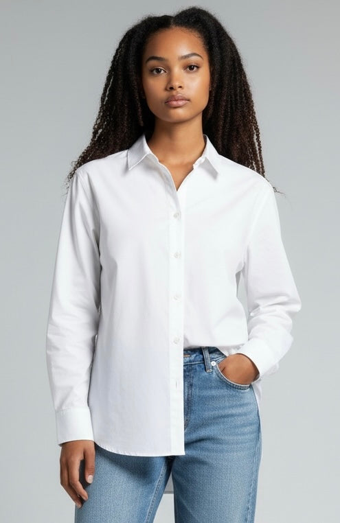 Camicia con abbottonatura doppia / SoloTre