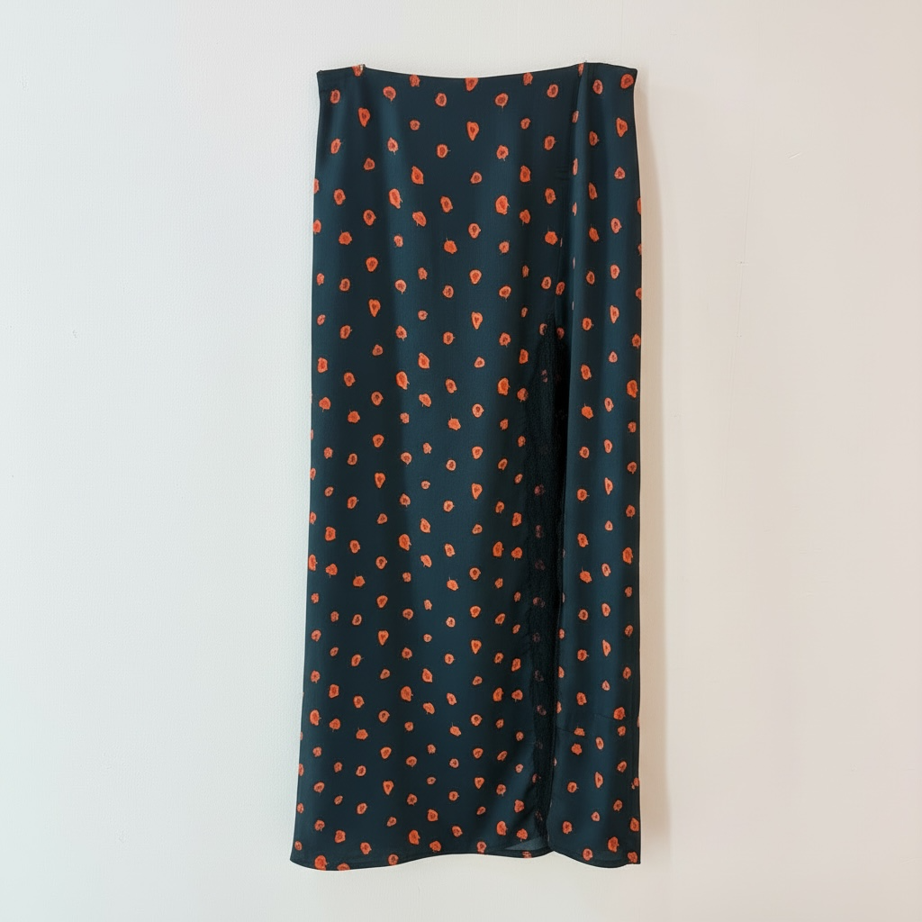 Gonna midi con spacco laterale con inserto in pizzo IVY / Mar De Margaritas