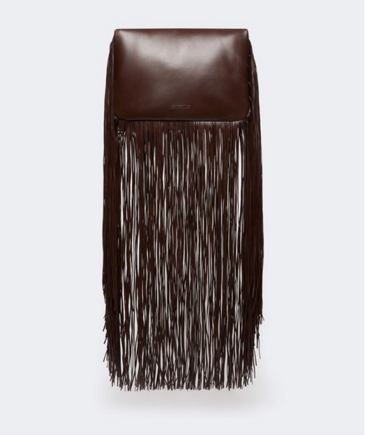 Mini soft bag in nappa con frange STILLA