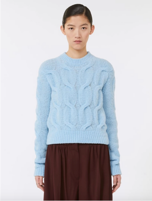Maglia soffice con trecce NUVOLE