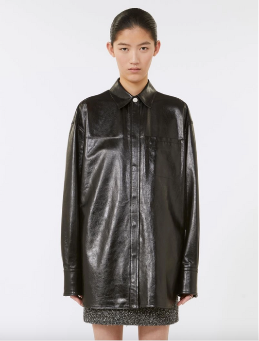 Camicia over in nappa BOREL