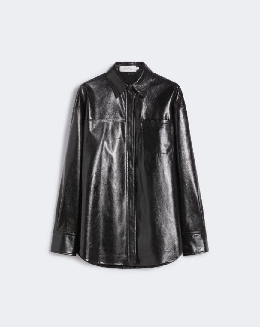 Camicia over in nappa BOREL