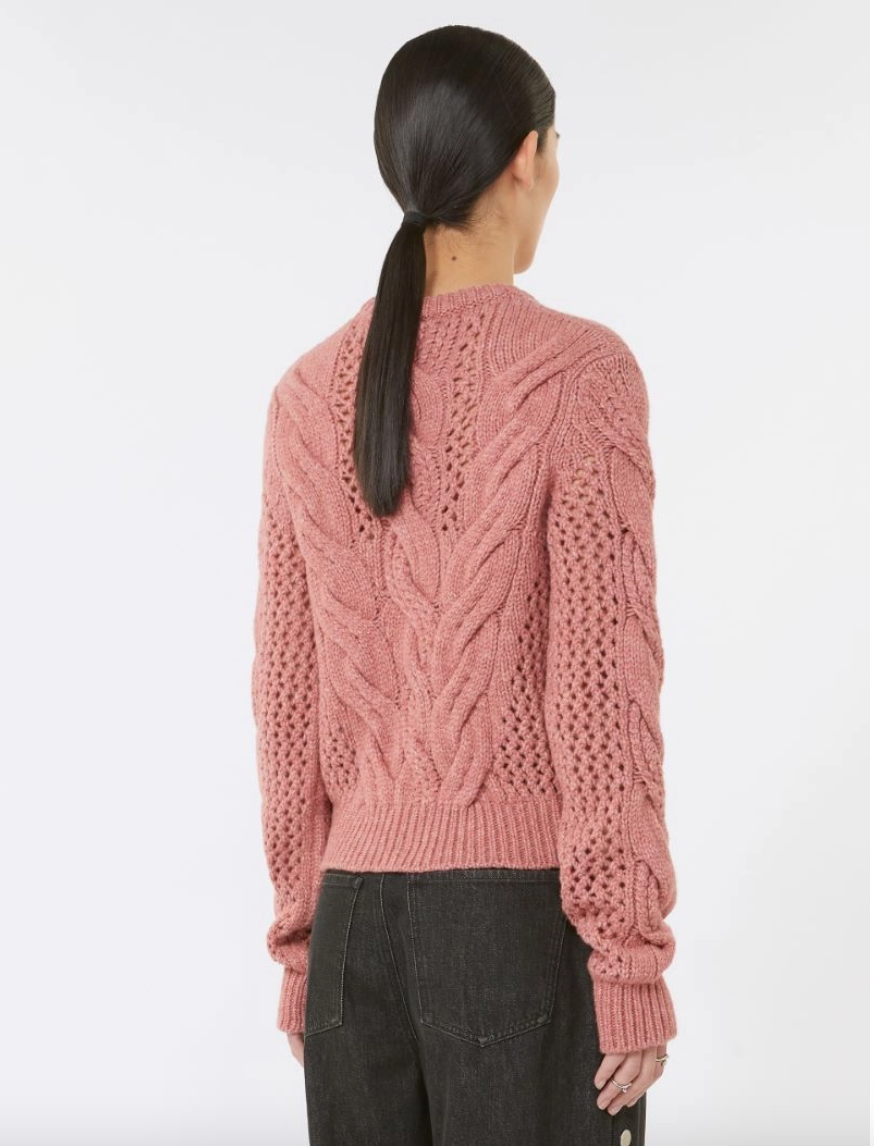 Maglia girocollo con trecce RADIO