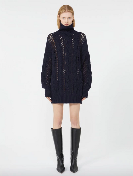 Maglia oversize con trecce CALCO