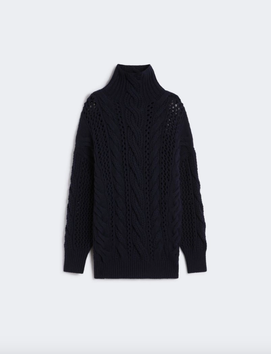 Maglia oversize con trecce CALCO
