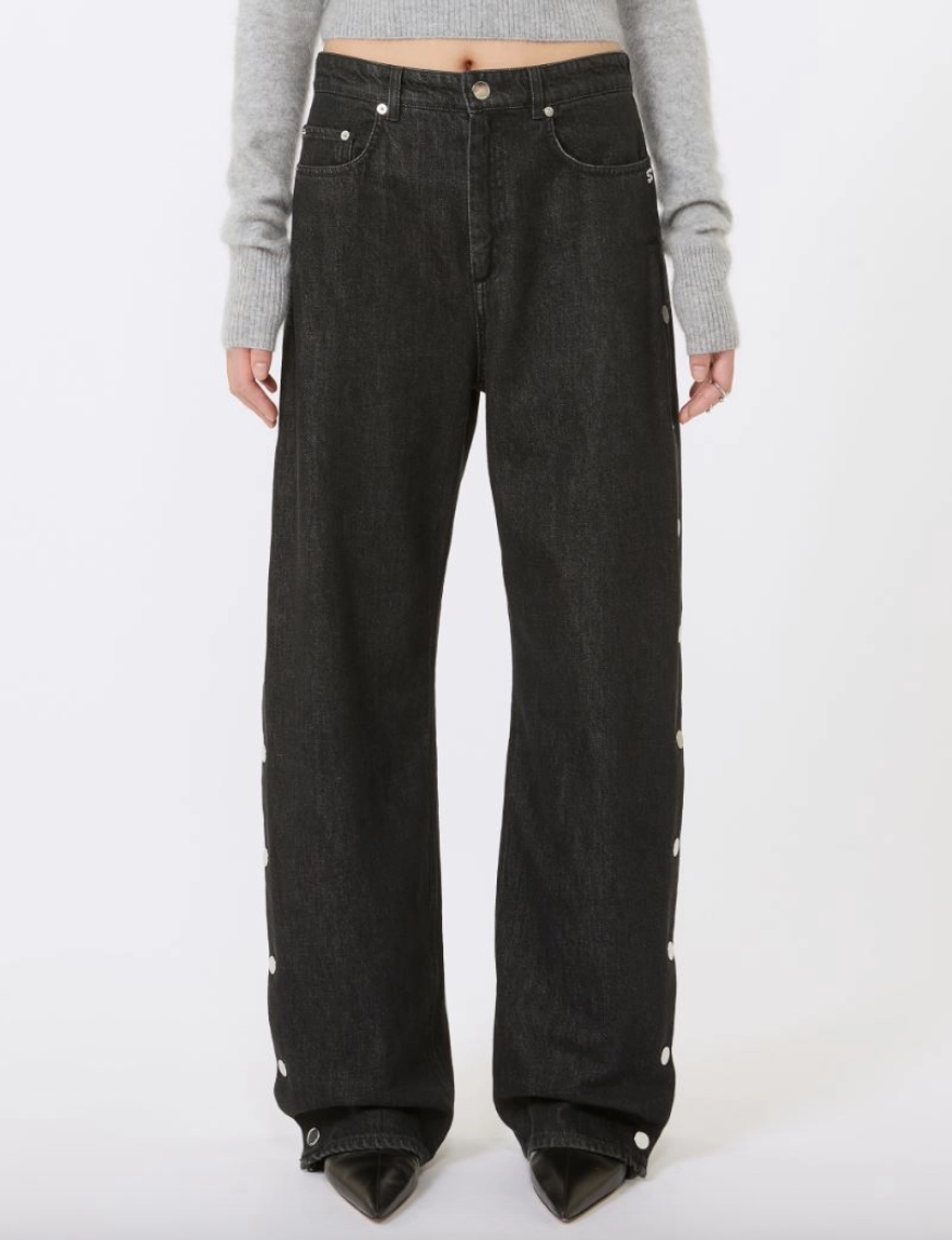 Jeans wide leg con bottoni GALANTE