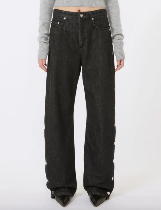 Jeans wide leg con bottoni GALANTE