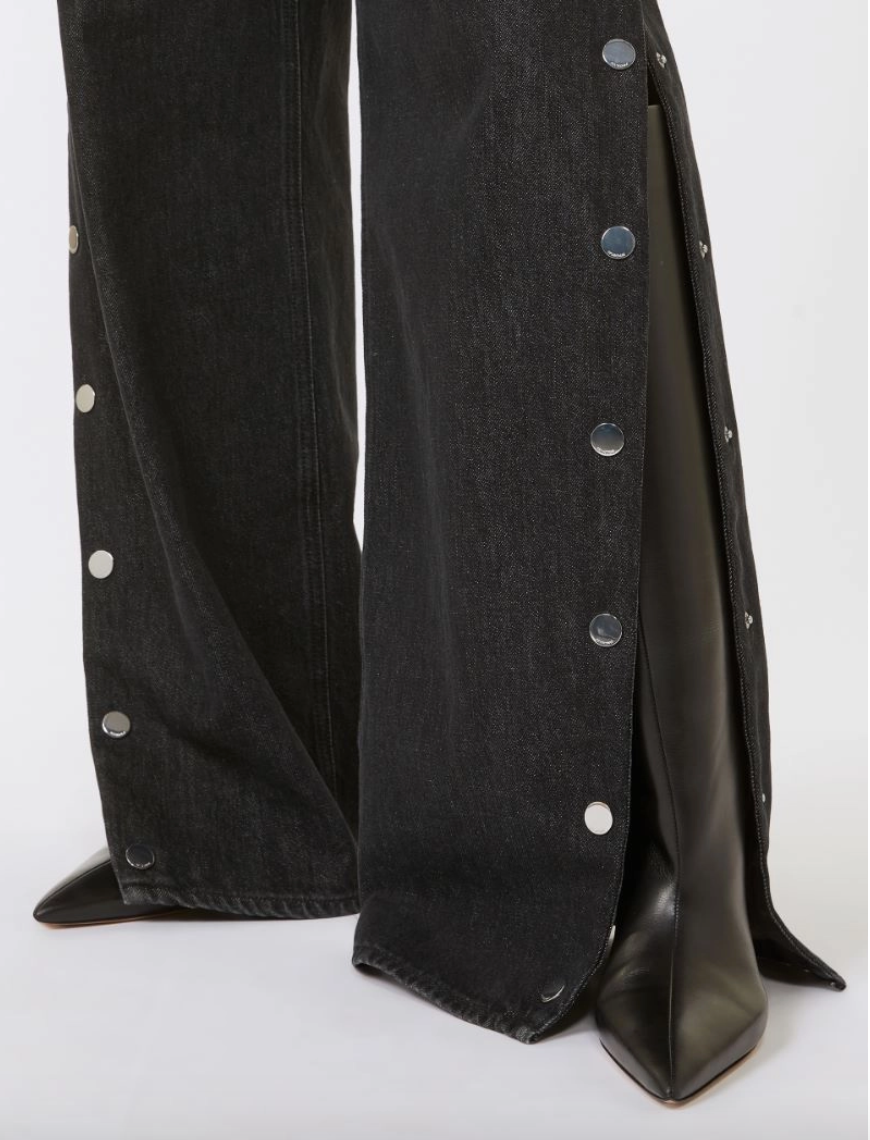 Jeans wide leg con bottoni GALANTE