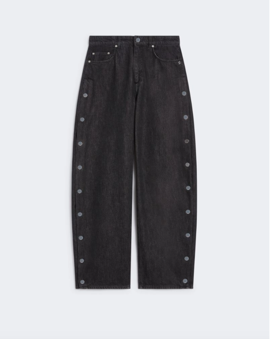 Jeans wide leg con bottoni GALANTE