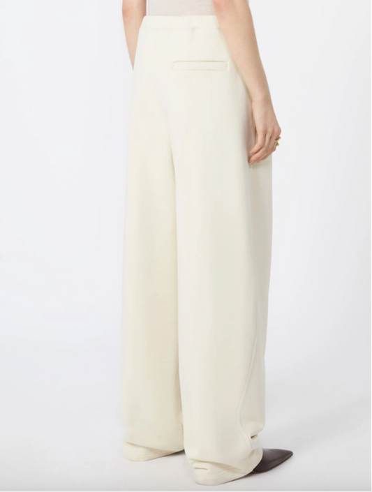 Pantalone oversize a vita bassa AVORIO