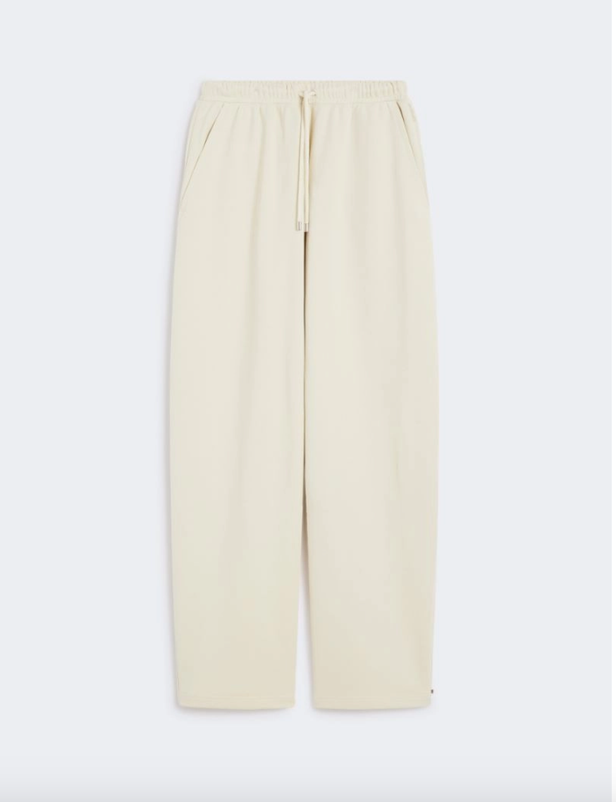 Pantalone oversize a vita bassa AVORIO