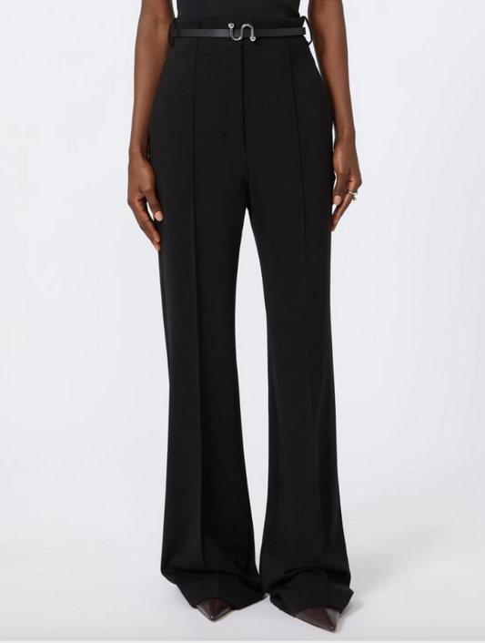 Pantalone a vita alta in punto stoffa TEXAS
