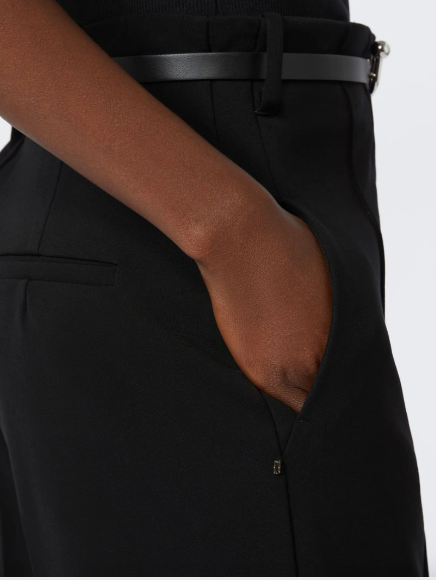 Pantalone a vita alta in punto stoffa TEXAS