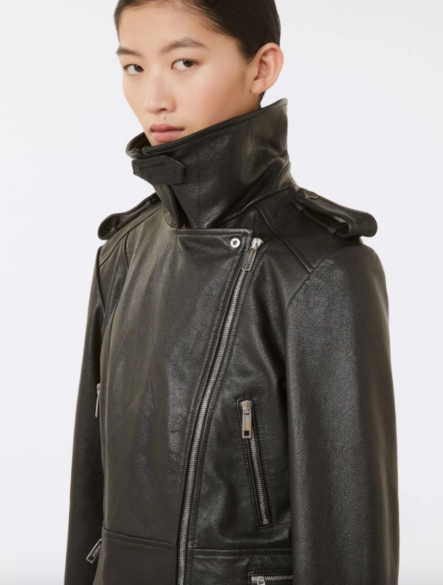 Biker Jacket in pelle TOSCANA