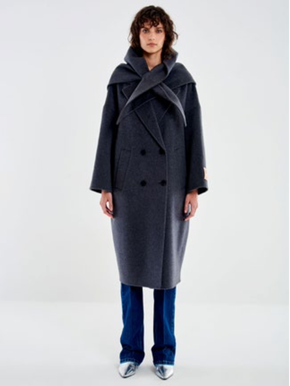 Cappotto doppiopetto in lana e cachemire / SoloTre