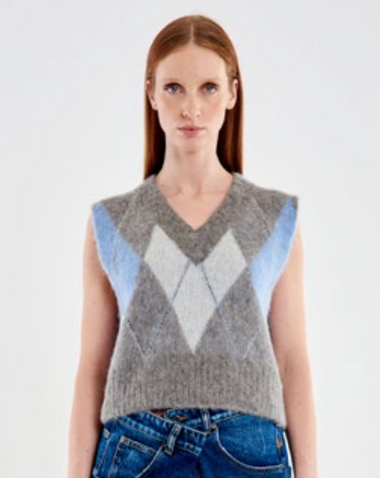 Gilet con motivo geometrico / SoloTre