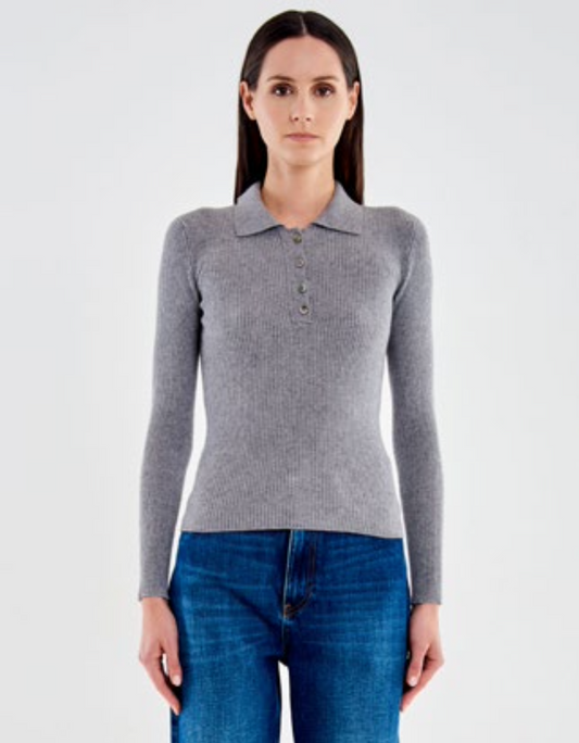 Maglia a costine in viscosa / SoloTre