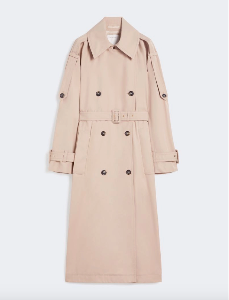 Trench lungo in twill antigoccia GOCCE / Sportmax