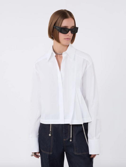 Camicia cropped in popeline CERTO / Sportmax