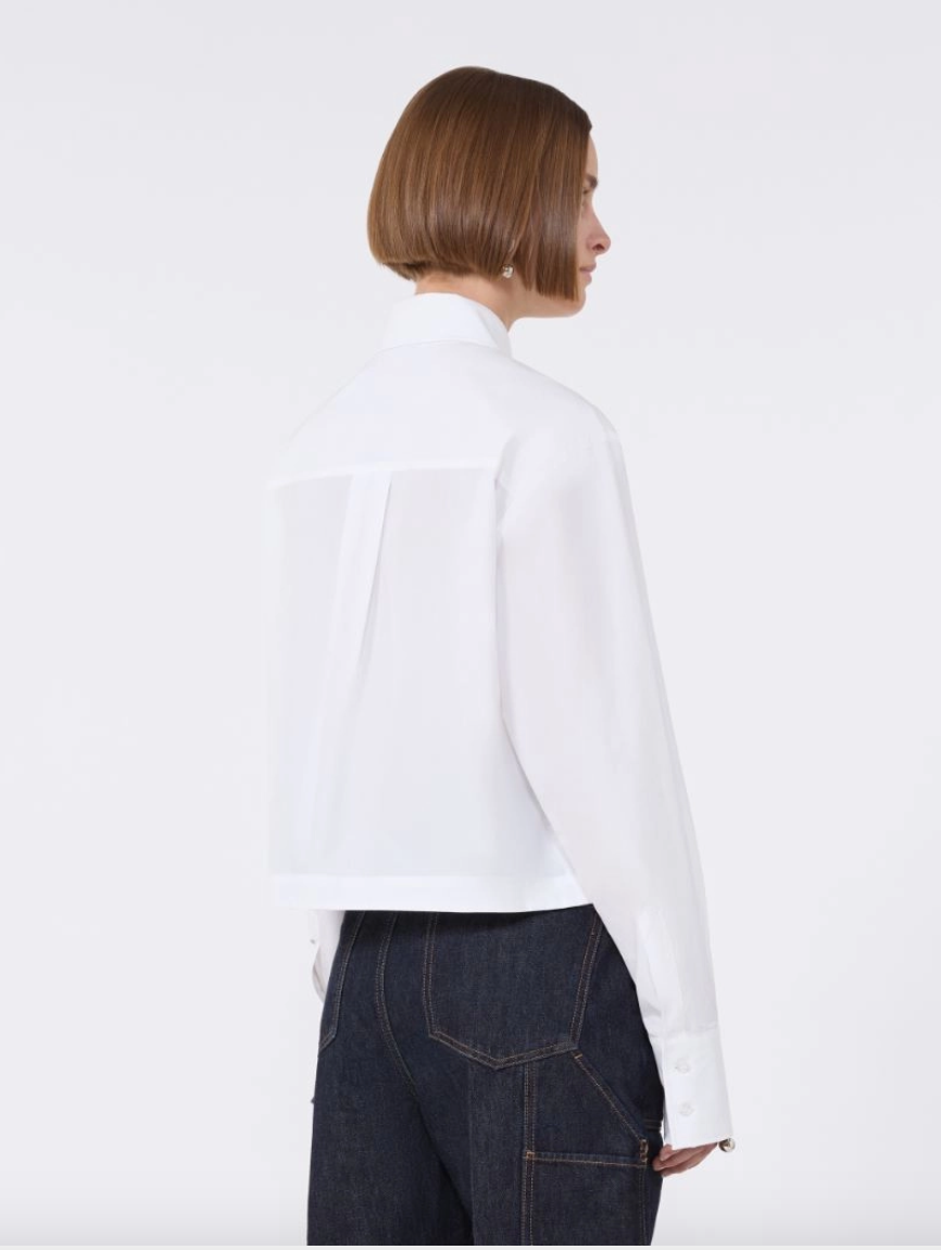 Camicia cropped in popeline CERTO / Sportmax