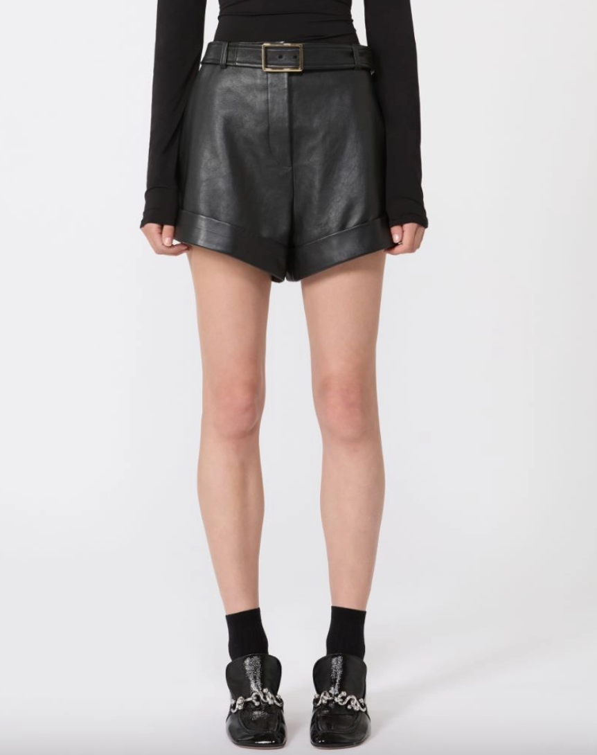 Bermuda in pelle VASAIO / Sportmax