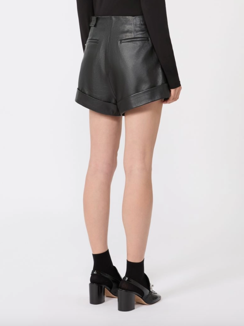 Bermuda in pelle VASAIO / Sportmax