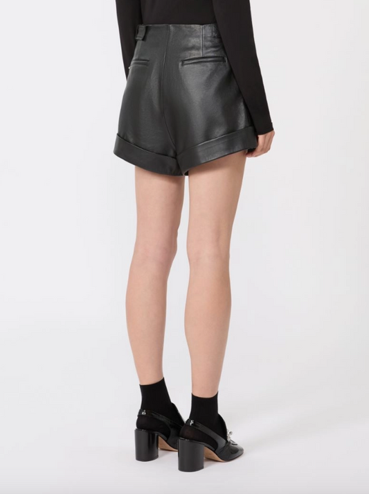 Bermuda in pelle VASAIO / Sportmax