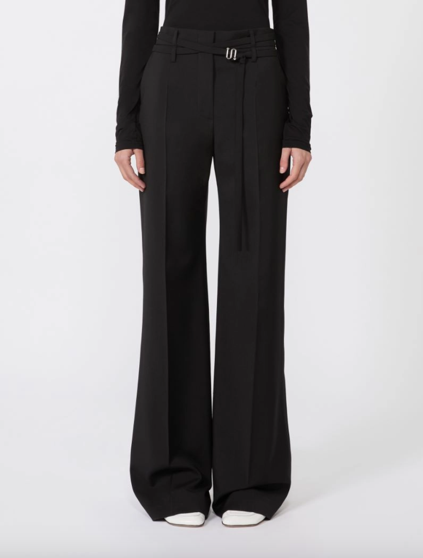 Pantalone flare in lana stretch CERA / Sportmax